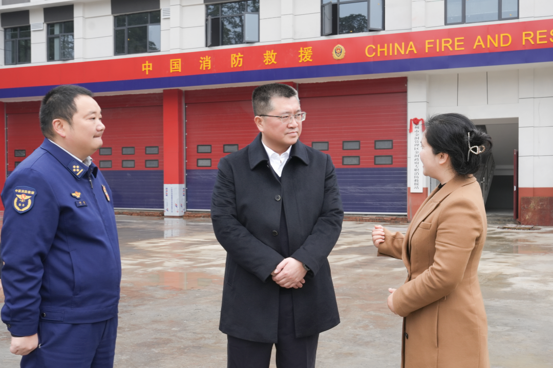 夏葛桉到祁阳市、金洞管理区督导检查春节前安全生产工作