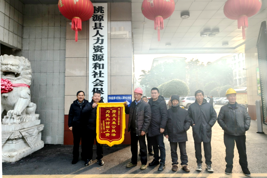 桃源：暖心追薪护民生 人社服务暖民心