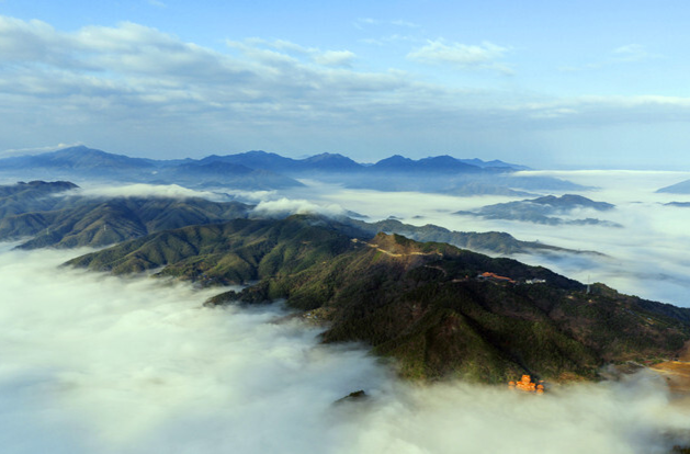 图片新闻∣江山如画！洪江区嵩云山云海流金迎新年