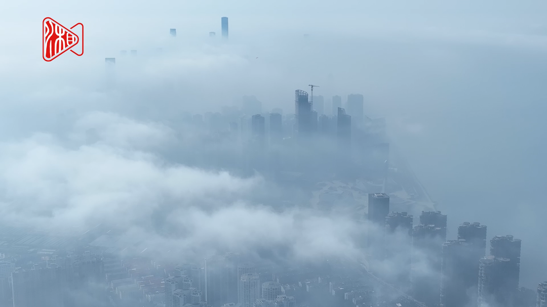 清晨长沙“仙气十足”,美景让人惊叹