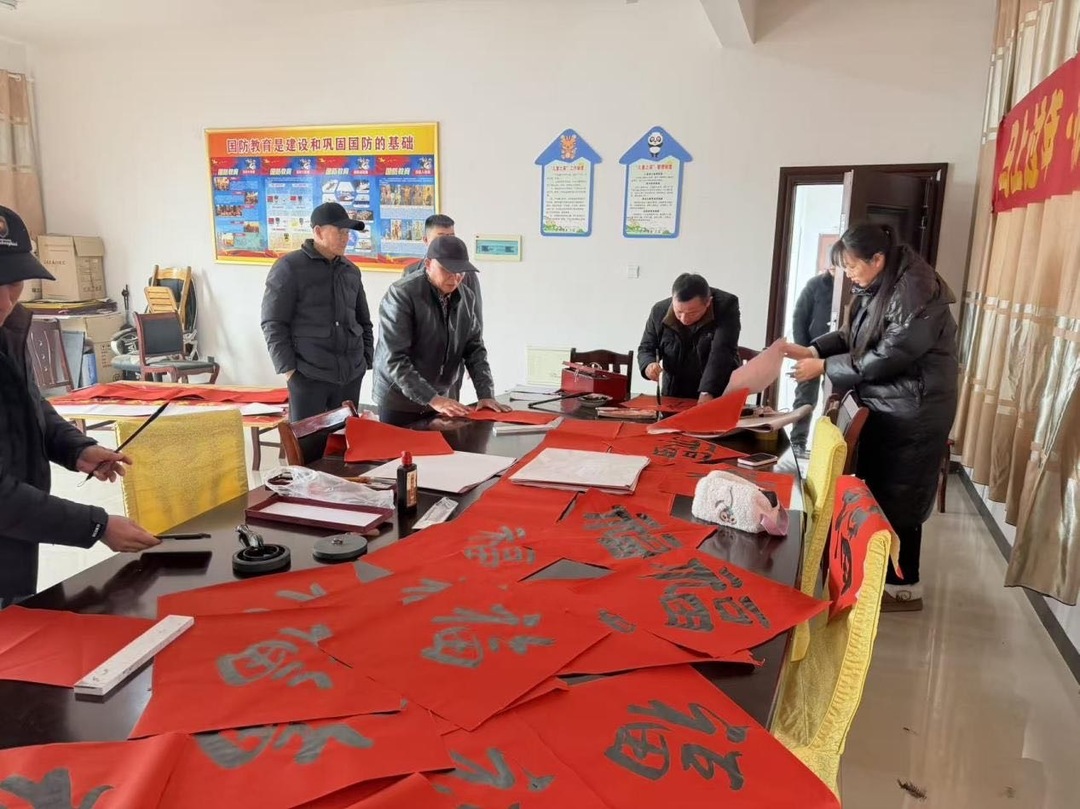 策马江湖  年味岳阳⑥｜岳阳市君山区钱粮湖镇观音村：金马送福翰墨香 光影留痕暖新春