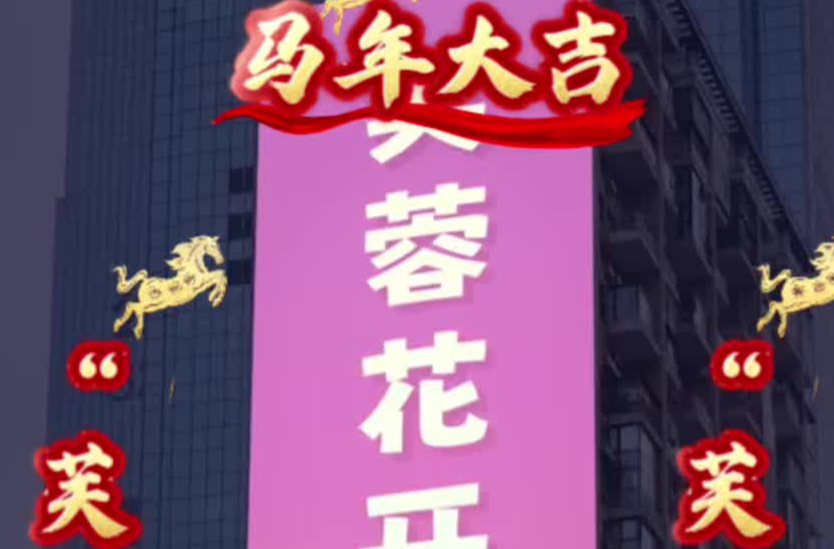 “芙蓉花开 马上福来”祝福视频惊艳亮相长沙五一商圈