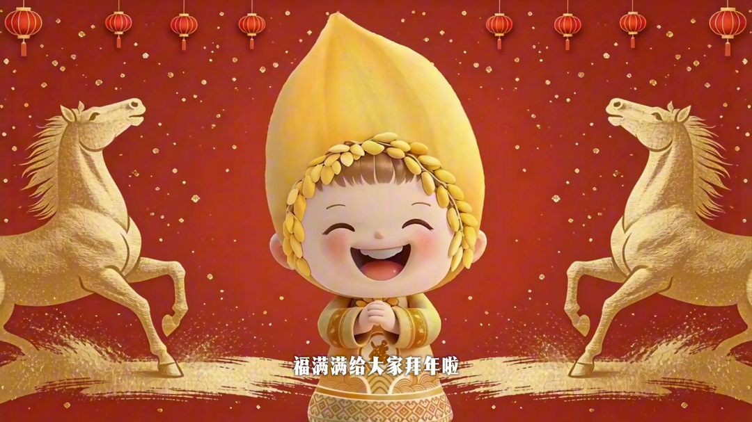 福满满给大家拜年啦