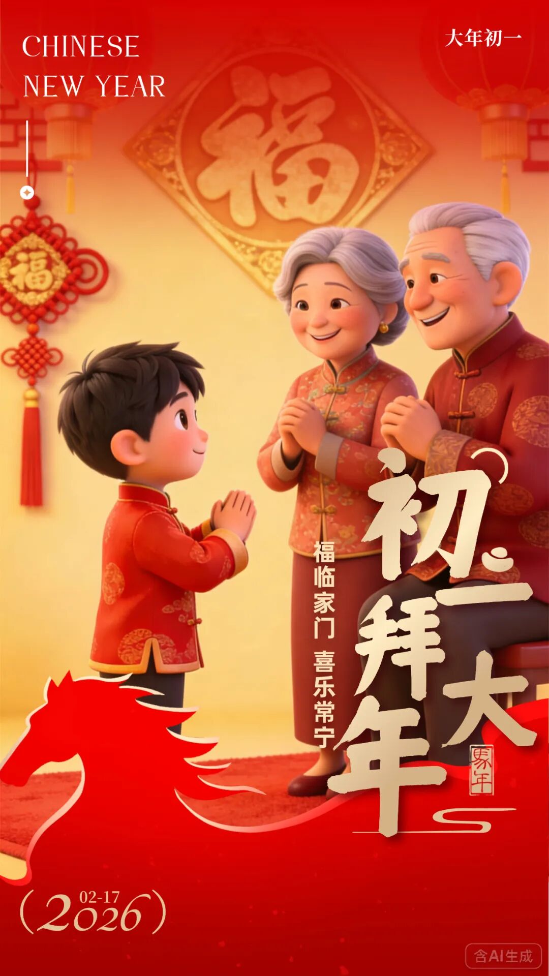 大年初一｜新春拜大年，岁岁皆安康