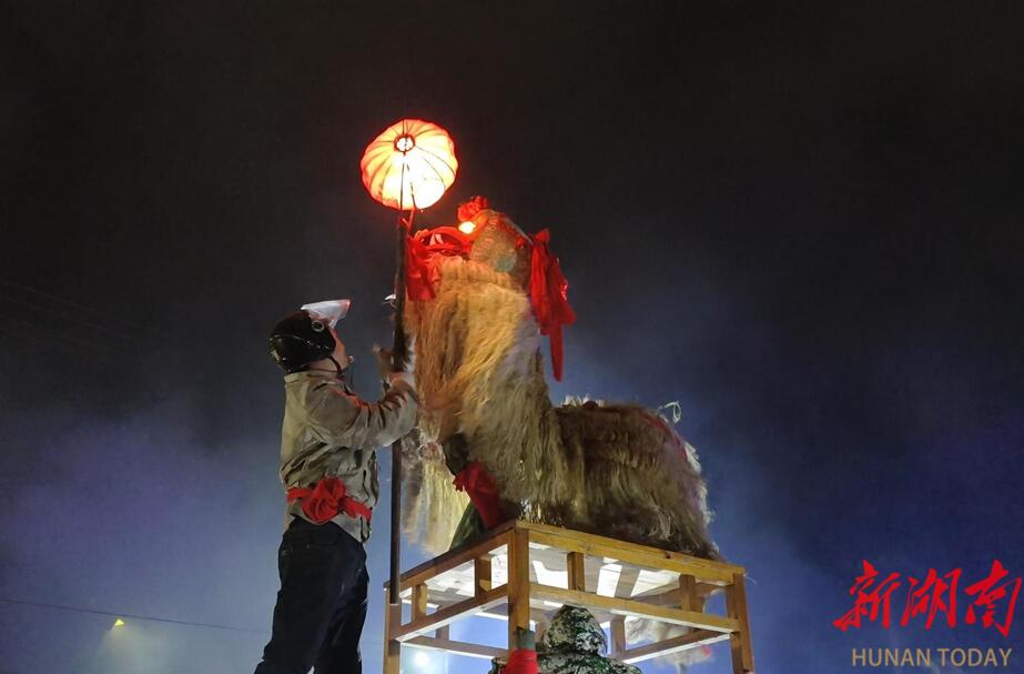 春回大地 福满五溪｜通道溪口村：鞭炮炸狮庆贺新春