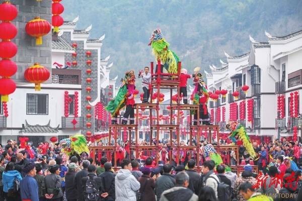 新春走基层：湘西州洽比村——百狮闹新春｜古村年味⑭