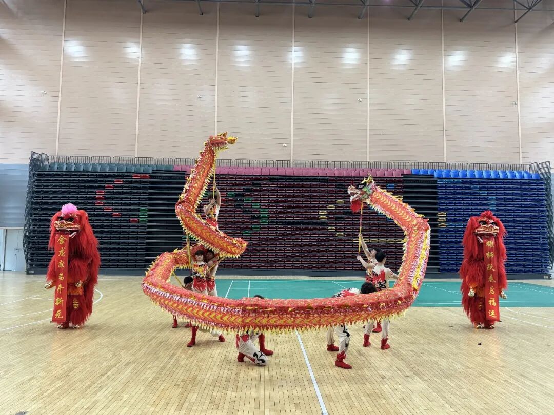 骏马踏春闹元宵丨张家界学院龙狮队紧锣密鼓备演