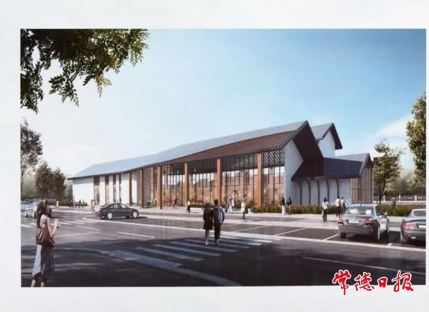 长张高速公路常德段两个服务区开工