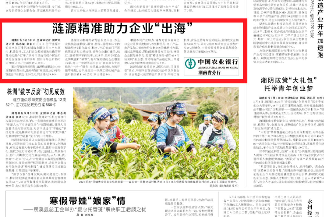 涟源精准助力企业“出海”|湖南日报市州头条
