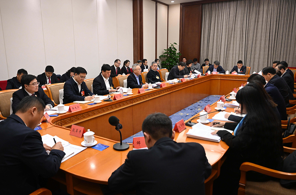 湖南代表團舉行分組會議 審議“兩高”工作報告等