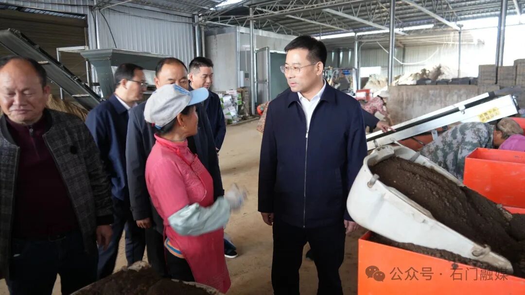 石门：李长春调研粮油生产工作