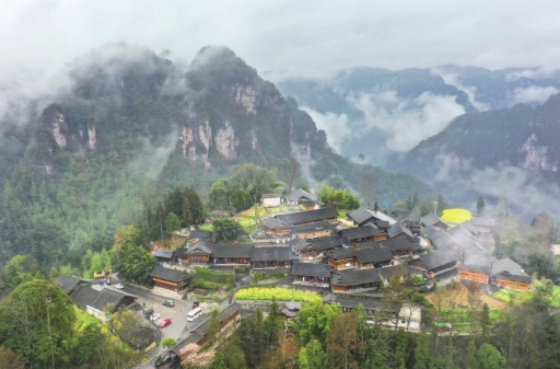 苗寨胜景@湖南日报图片新闻