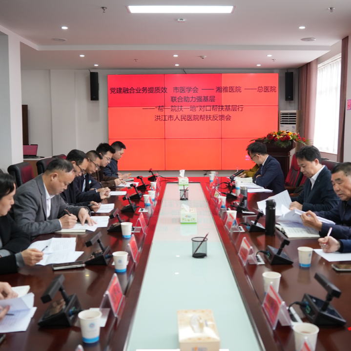 党建融合业务提质效——“帮一院扶一地”对口帮扶基层行活动走进洪江市人民医院