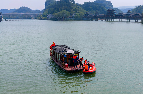 溆浦思蒙景区开展2026年防汛避险应急演练