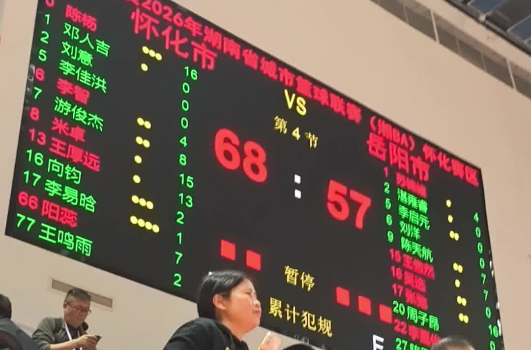 “湘BA”怀化VS岳阳⑤｜怀化68:57战胜岳阳！回顾进球精彩瞬间