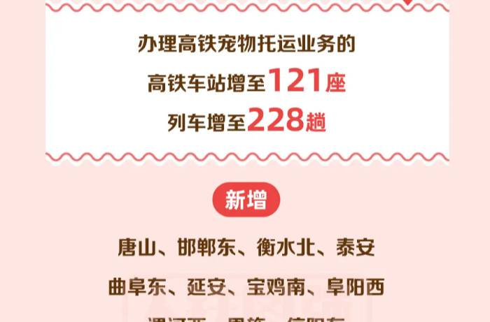 宠物能独自“坐”高铁吗？官方讲解来了！
