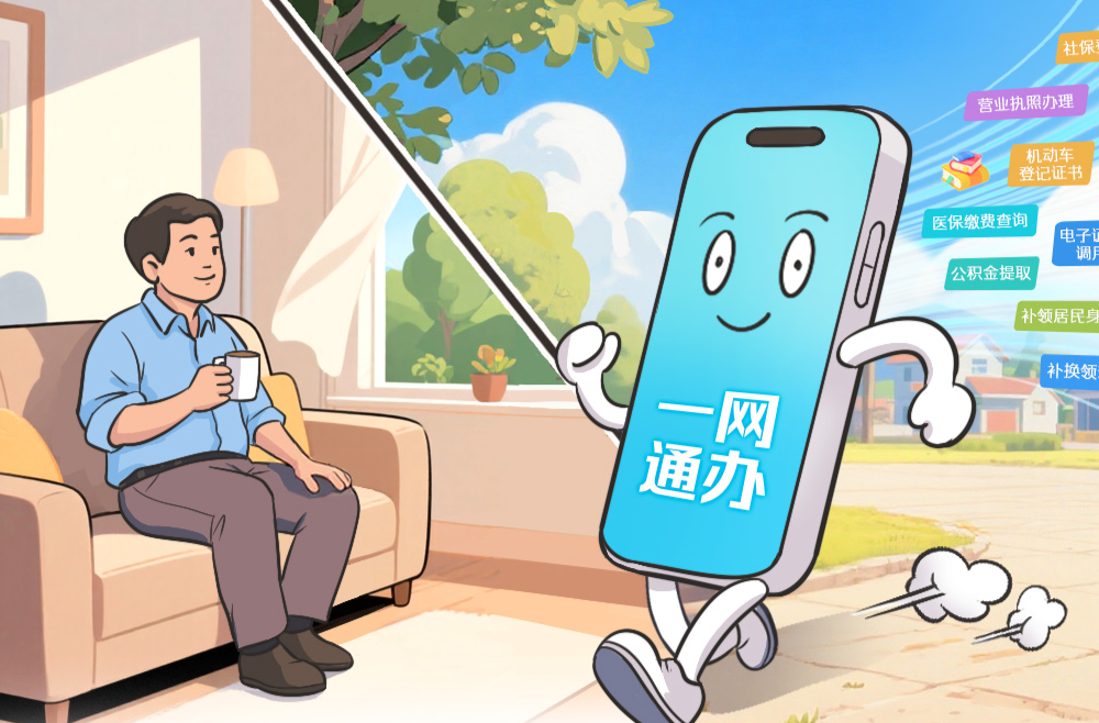 天天学习｜让百姓少跑腿、信息多跑路