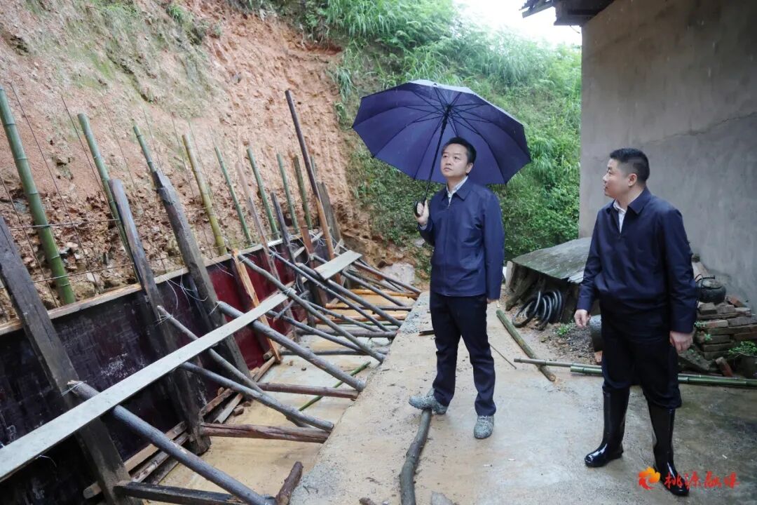 桃源：黄伟雄调研督导防汛与防地质灾害工作