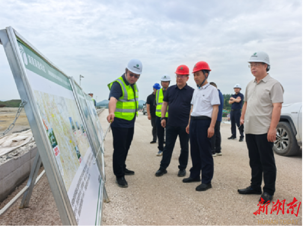 永州市交通运输局调研桂新高速公路建设、高速公路服务区运营等工作