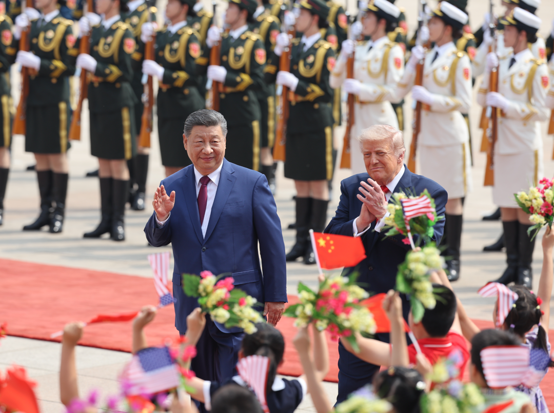 微镜头·中美元首在北京举行会谈｜“让2026年成为中美关系继往开来的历史性、标志性年份”
