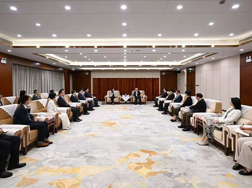 沈晓明会见&ldquo;跨国公司助力高质量发展地方行&rdquo;代表团一行