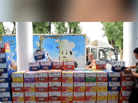 记者在一线⑱｜台企“康师傅”助力石门抗灾救灾