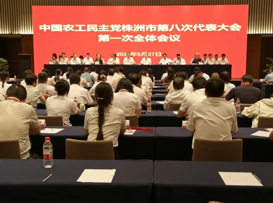 农工党株洲市第八次代表大会召开 李文灿当选主任委员
