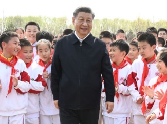 习语丨“茁壮成长，成为我们优秀的一代！”