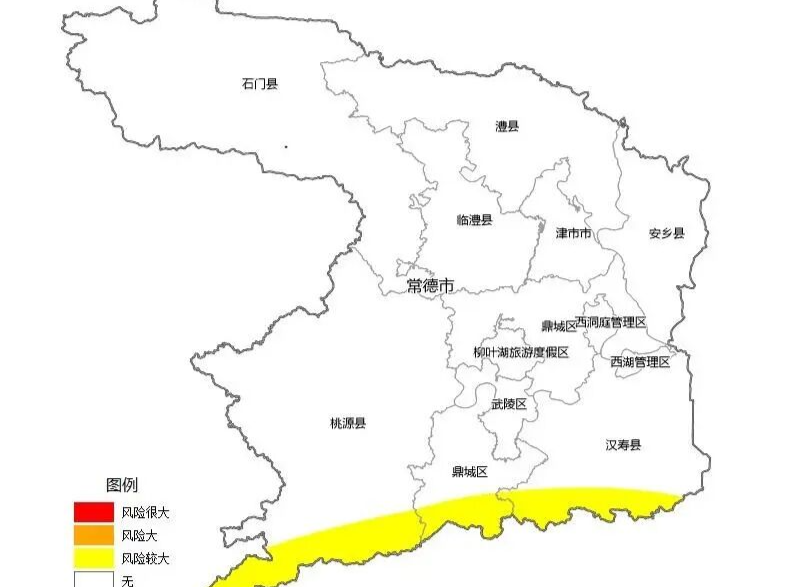 常德发布地质灾害黄色预警