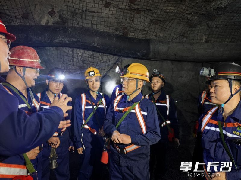陈博彰在浏阳市“四不两直”检查督导非煤矿山安全生产及防汛备汛工作