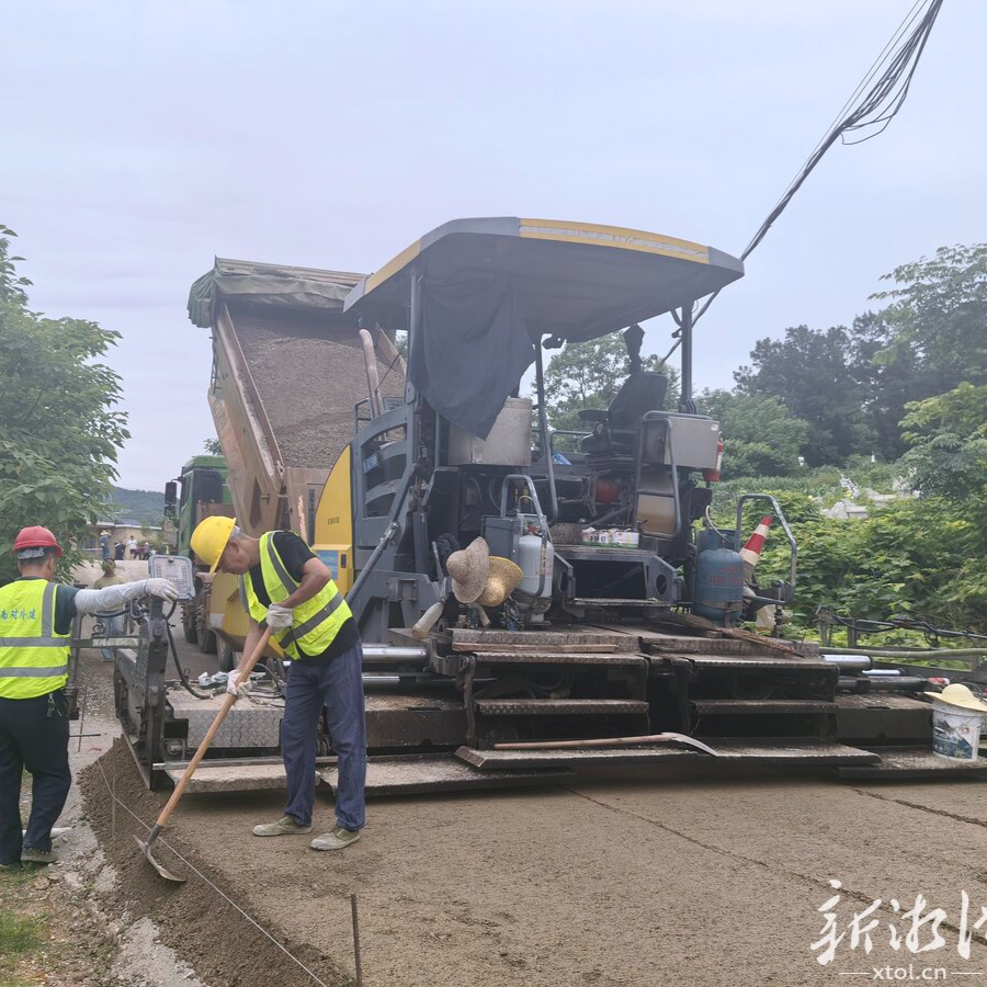 G354棋翻段水稳层全线贯通 预计7月下旬达成通车条件
