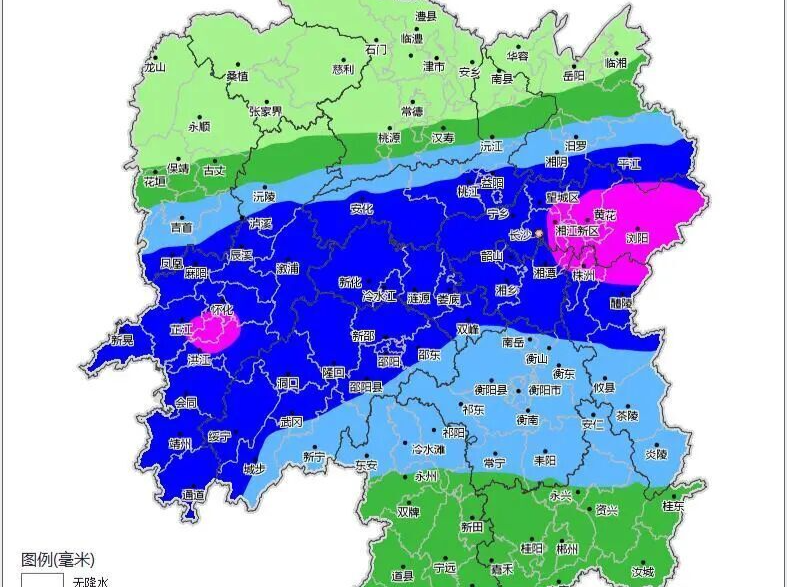 三预警齐发！湖南启动暴雨四级应急响应