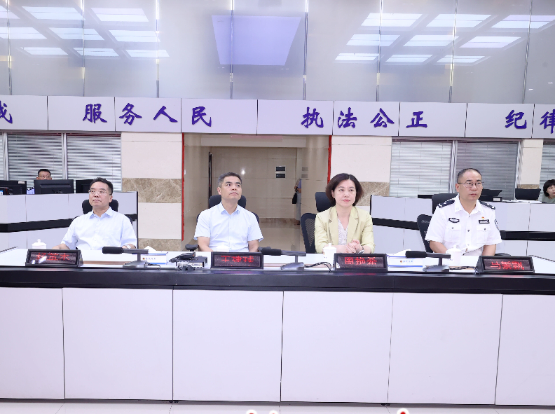 王建球走访市公安局、市中级人民法院、市人民检察院