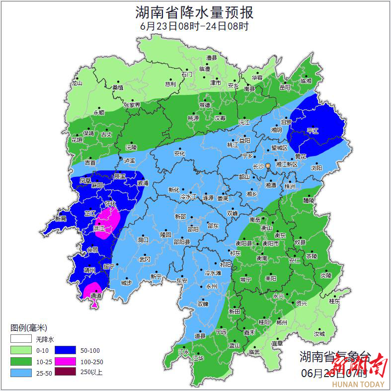 273个乡镇累计雨量超50毫米