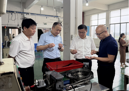 永州市科技局赴东安县调研企业研发经费投入工作