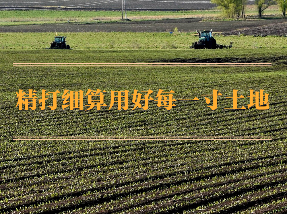 学习手记｜精打细算用好每一寸土地