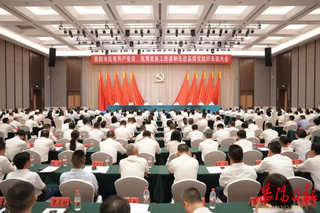 岳阳市“两优一先”表彰大会召开