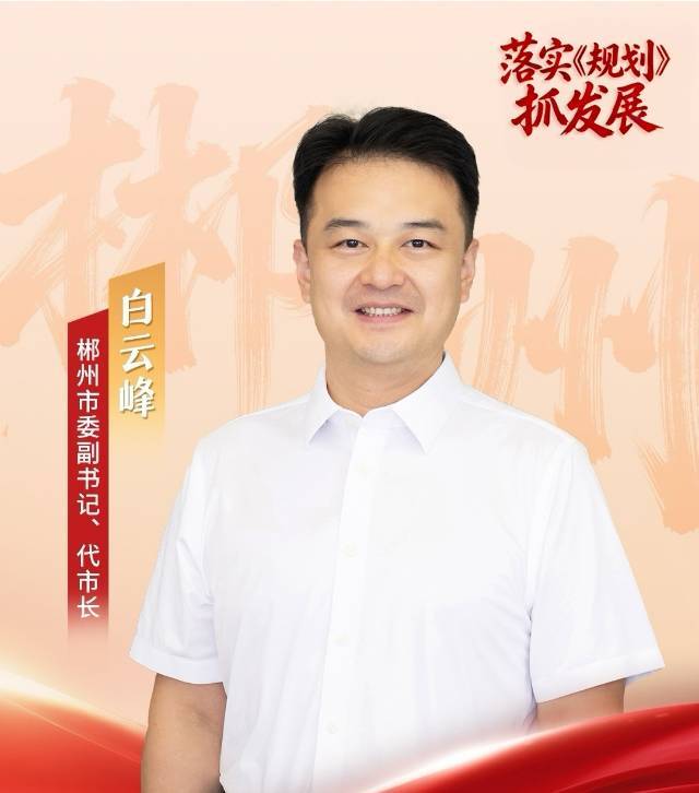 高端访谈丨访郴州市委副书记、代市长白云峰——加快构建“1221”现代化产业体系 融湾向海挺起高质量发展脊梁
