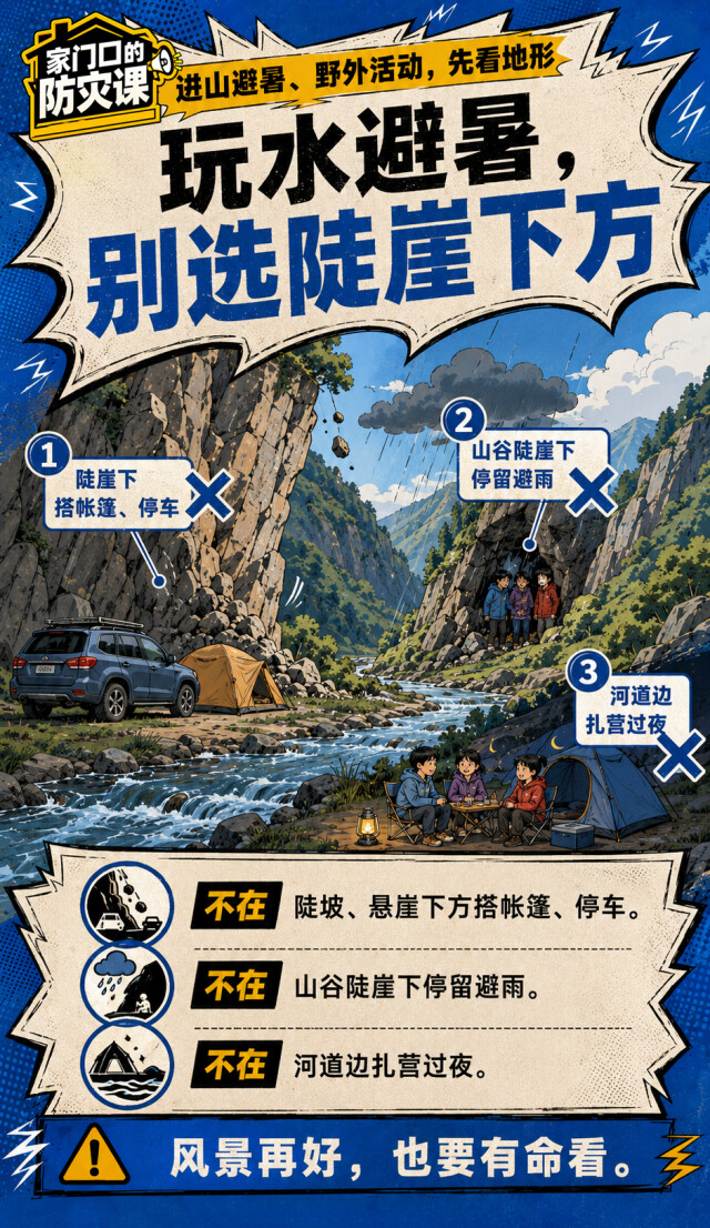 家门口的防灾课｜山在“喊救命”，你跑对方向了吗？