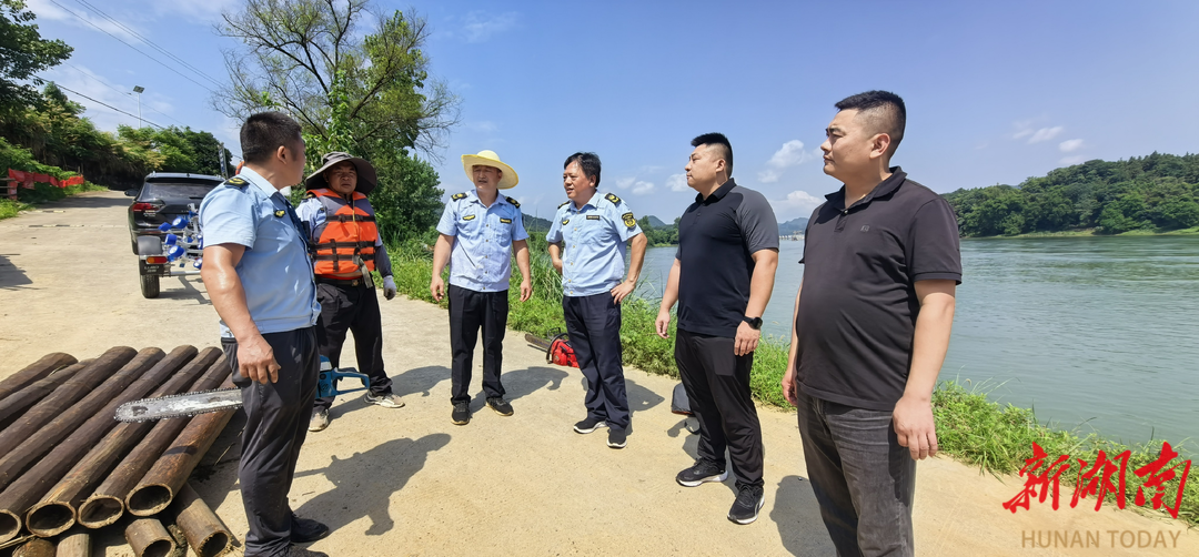 桃江县｜雷霆护渔清乱象，联合执法守护资江生态屏障