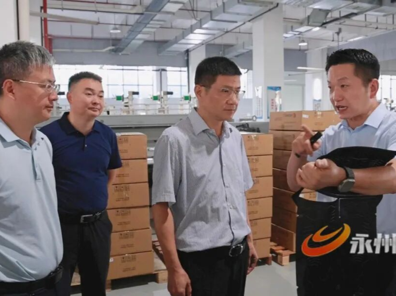 杨洪峰到永州经开区、市港发集团调研