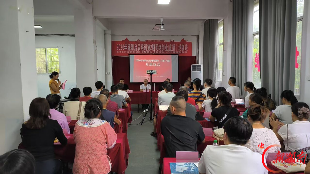 技能赋能“掌”上创业!麻阳苗族自治县残疾人网络创业直播培训班开班