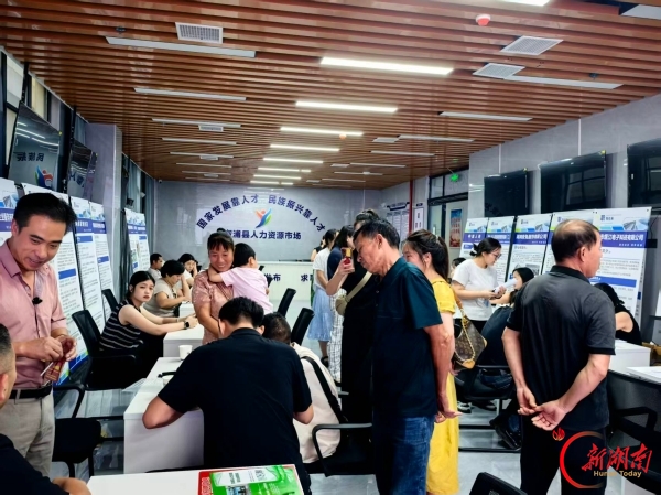 溆浦县举办“百日千万招聘专项行动”残疾人专场招聘会