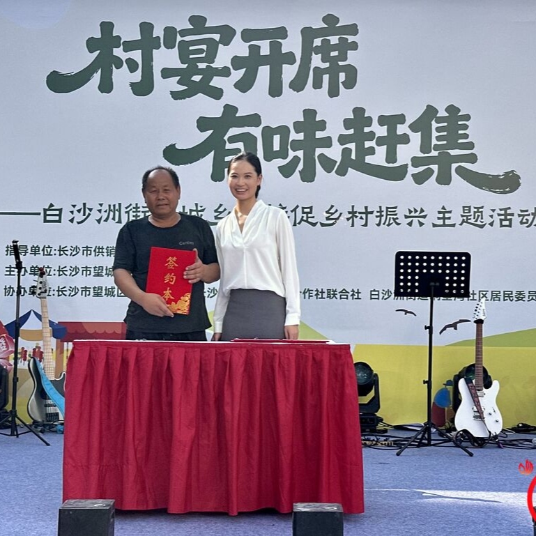 产销对接促振兴，闲置地蝶变烟火巷！望城区白沙洲街道绘就城乡融合新图景