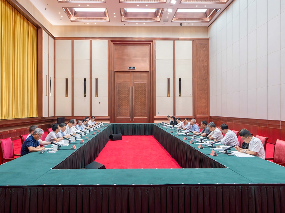 沈晓明与上海交通大学党委书记杨振斌一行会谈