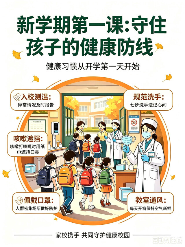 湖南疾控发布秋季开学季传染病防控提示
