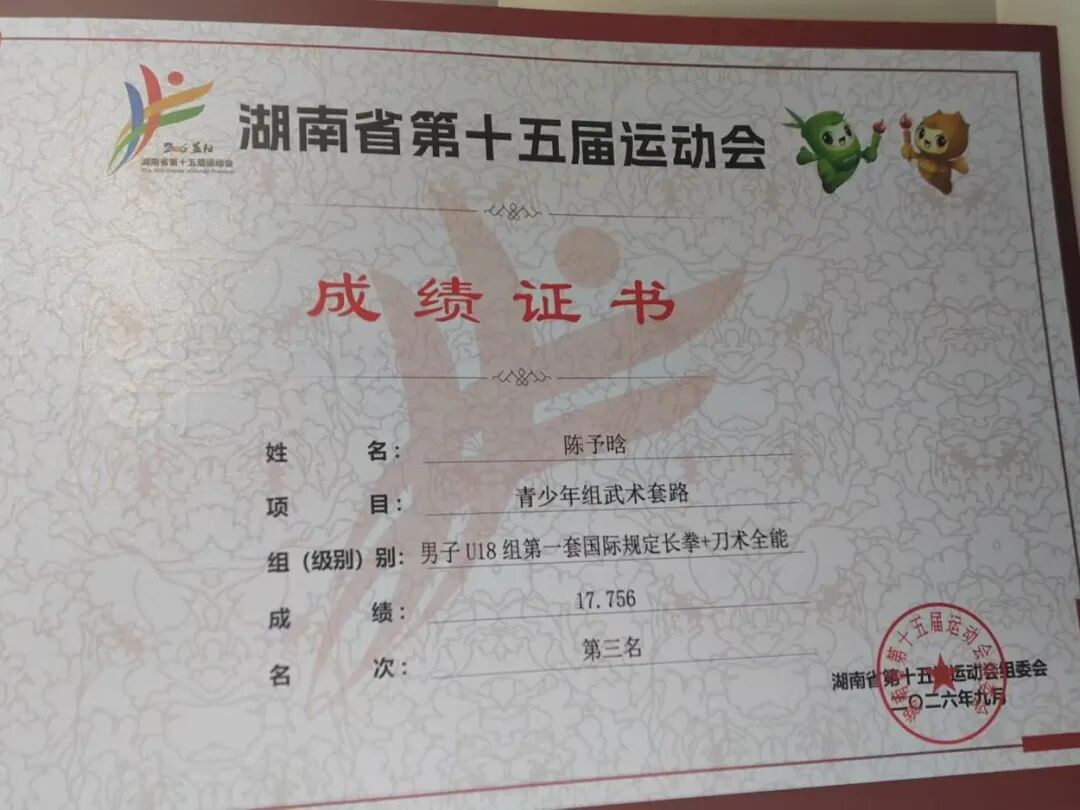 斩获一金一铜！岳阳小将，好样的！