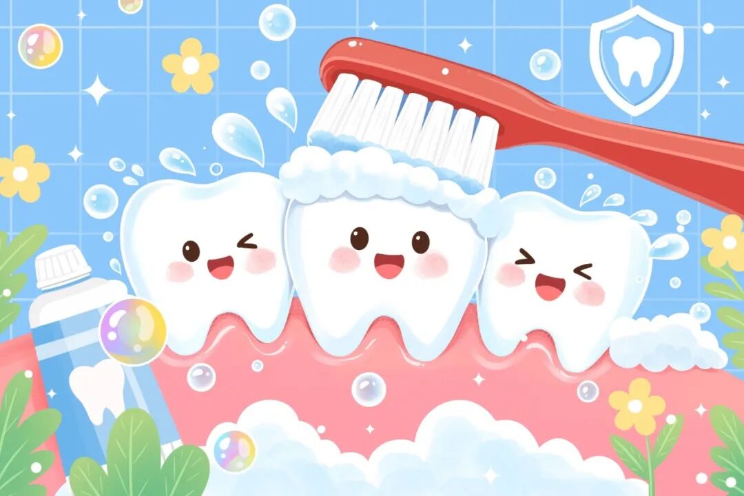 吃好饭、刷好牙、看牙医，做好牙齿自我保健记住9个字！