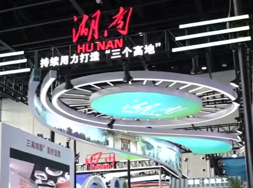 怀化两款产品亮相东博会