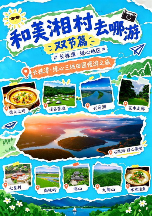 和美“湘”村去哪游双节篇|长株潭・绿心三城田园慢游之旅